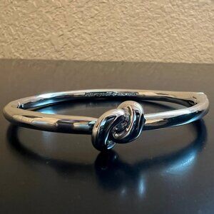Kate Spade New York Silver Sailor's Knot Hinge Bangle - Kate Spade Jewelry